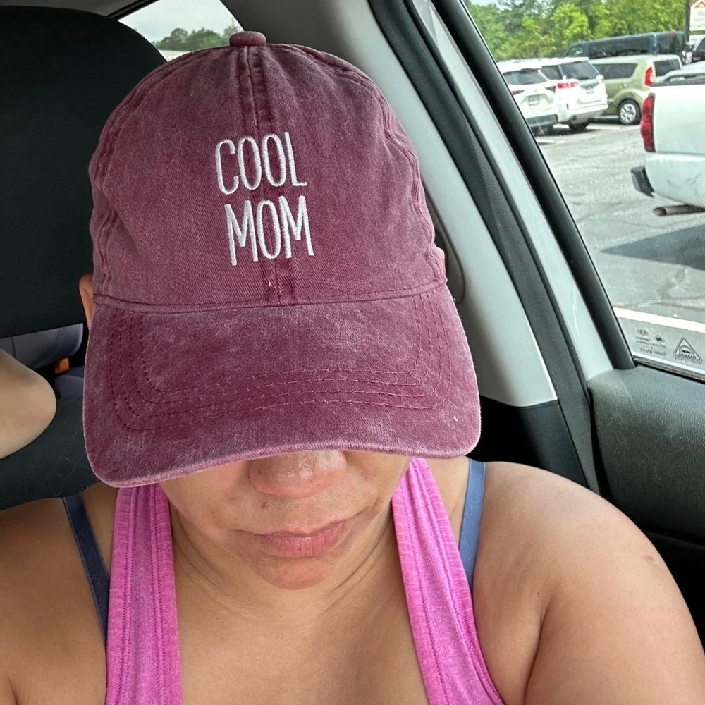 Pink 'Cool Mom' Cap